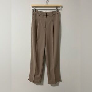 H&M Beige Brown Tan Trousers Wide Leg Pants